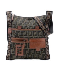 Pre-Loved by Azura Reborn - Pre-Loved Zucca Canvas FF Flat Messenger Bag