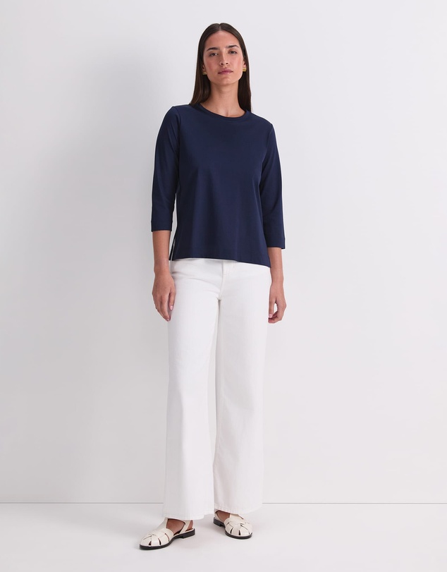 Sportscraft - Mercerised Cotton 3/4 Sleeve Tee