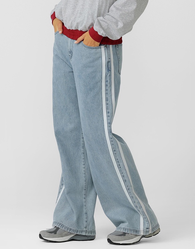Lorna Jane - Nostalgia Light Wash Denim Pants