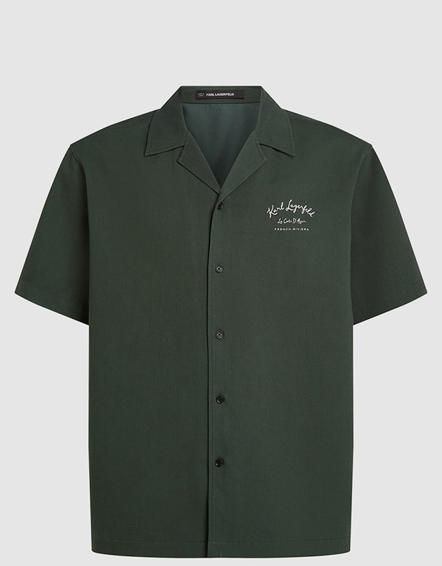 Karl Lagerfeld - Short-Sleeved Côte D'Azur Shirt