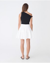 Forcast - Montana Tiered Mini Skirt