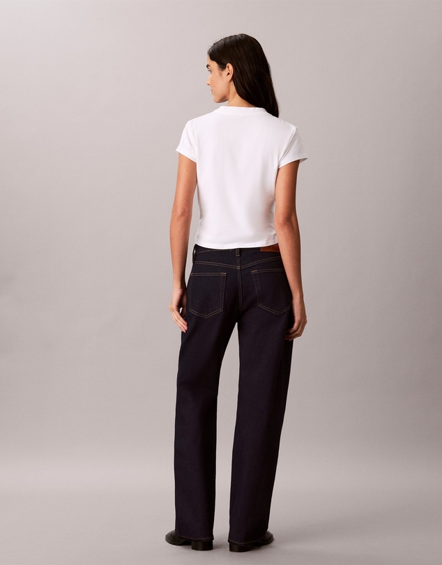 Calvin Klein Jeans - Script Monologo Baby Tee