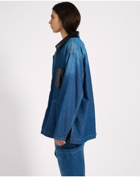 ONE TEASPOON - My Boyfriends Denim Shacket - Blue Pasadena