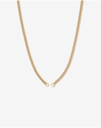 Michael Hill - Round Curb Pendant Bar Chain in 18kt Gold Vermeil