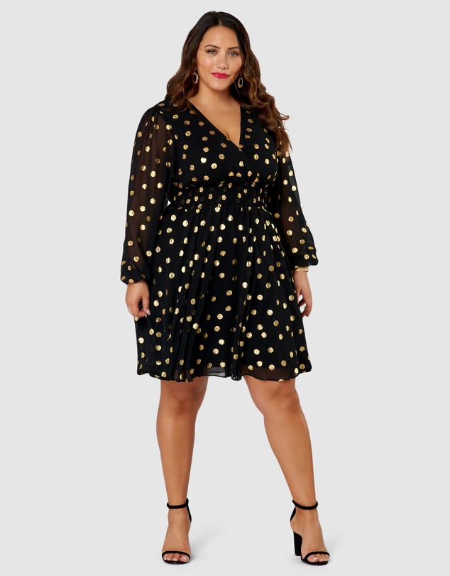 Pink Dusk by Curve Project - G Spot Print Midi Dress