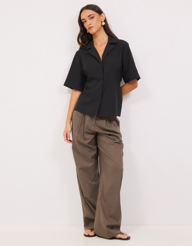 Calli - Kerr Tailored Tie Back Shirt