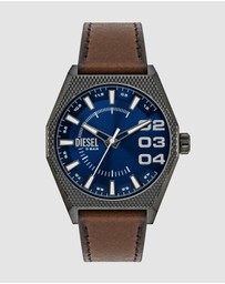 Diesel - Scraper Brown Analogue Watch