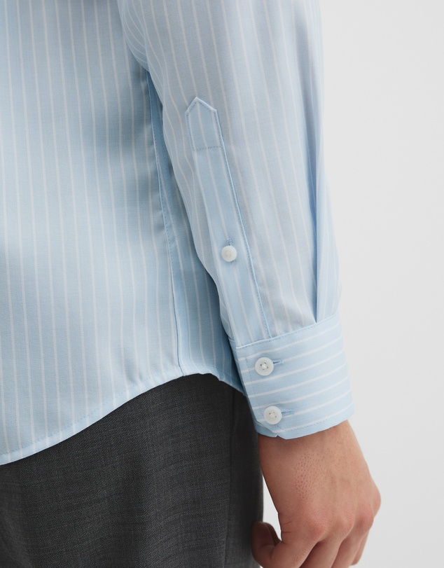 Country Road - Slim Fit Pinstripe Travel Shirt