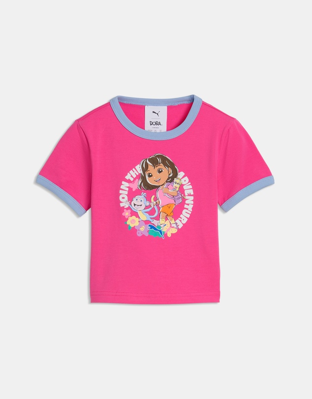 Puma - x DORA THE EXPLORER Slim Ringer Tee - Girls