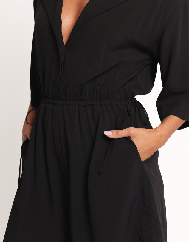 Petal & Pup - Serin Playsuit - Black
