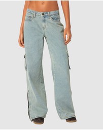 EDIKTED - Andi Low Rise Cargo Jeans