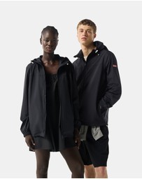 Hunter - Unisex Play Packable Shell Rain Jacket in Black