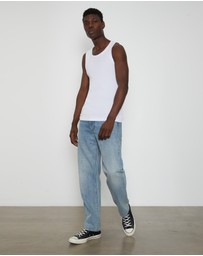 General Pants Co. Basics - Rib Singlet White