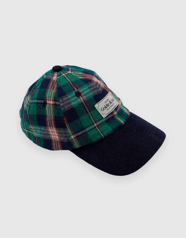 Goldie + Ace - Tate Check Cap - Babies-Kids