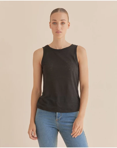 Amelius - Aceline Linen Jersey Tank