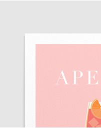 Olive et Oriel - Aperol Spritz Art Print