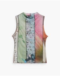 Desigual - Arty print T-shirt