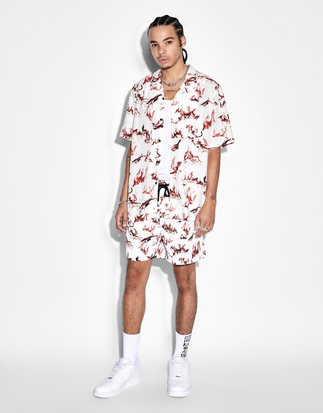 Ksubi - Burnt Boardshort White