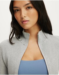 Cotton On Body Active - Contour Knit Zip Through