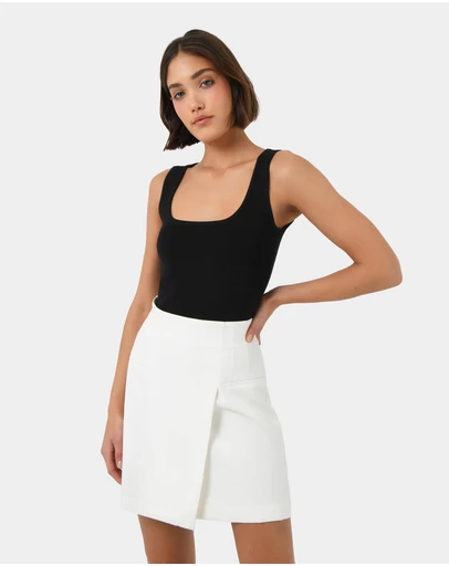 Forcast - Vivi Rib Knit Tank Top