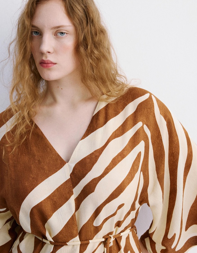 M.N.G - Printed Cotton Dress