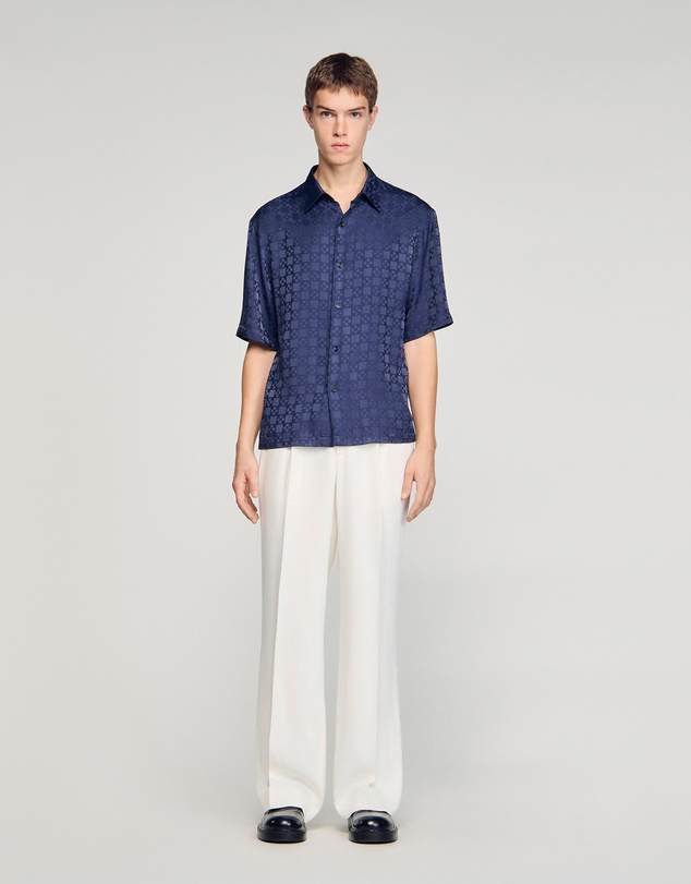 Sandro - Jacquard Cross Mc Shirt