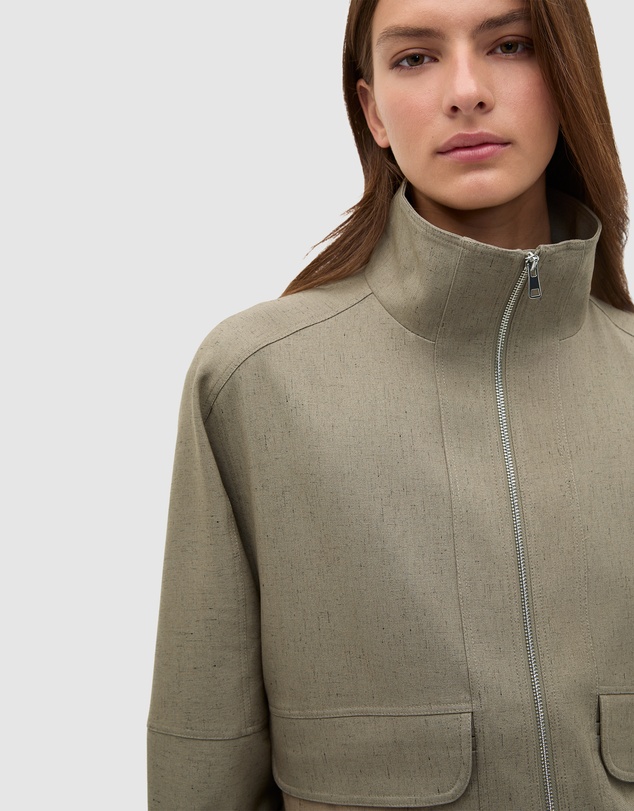 Seed Heritage - Nep Weave Bomber Jacket