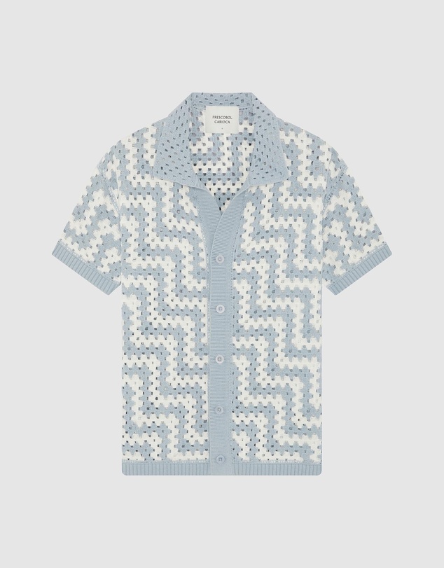 Frescobol Carioca - Pinto Cotton Crochet SS Cardigan