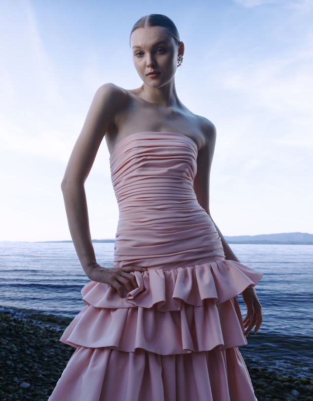 JUSTIN TONG - Elara Ruffle Dress