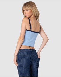 EDIKTED - Francesca Contrast Tank Top