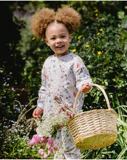 Fox & Finch - Botanica Print Sweatshirt - Babies