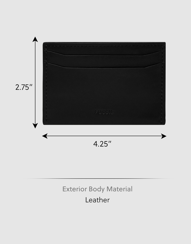 Fossil - Westover Black Money Clip