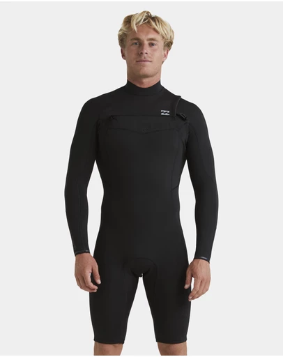 Billabong - Mens 2/2mm Revolution Natural Chest Zip Long Sleeve Springsuit