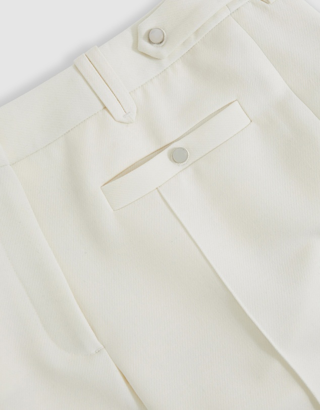 REISS - ATELIER Athena Wool Stud Flared Trousers