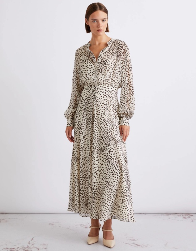 Marella - Printed Georgette Midi Dress