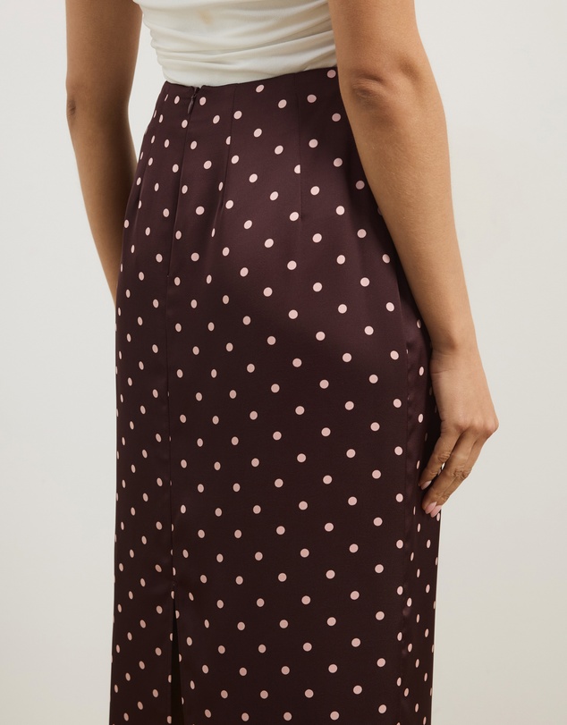 Atmos&Here - Lowen Satin Maxi Skirt