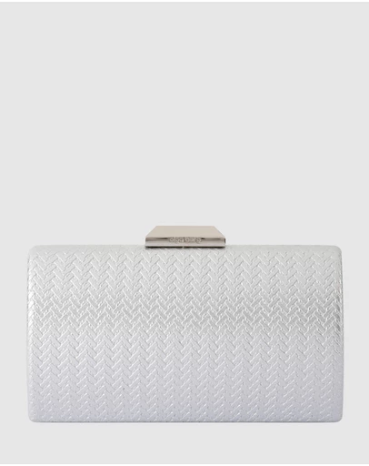Olga Berg - Marika Embossed Clutch