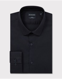 Van Heusen - Solid Colour Stretch Blend Shirt