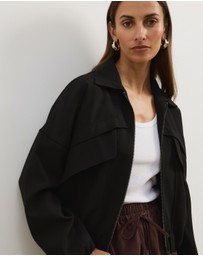 Atmos&Here - Gabriella Tailored Bomber Jacket
