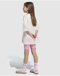 adidas Originals - Cycling Shorts and Tee Set - Kids-Teens