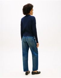 Tommy Hilfiger - Cable Knit Relaxed Polo Jumper