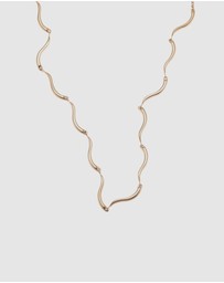 Skagen - Agnethe Gold Tone Necklace