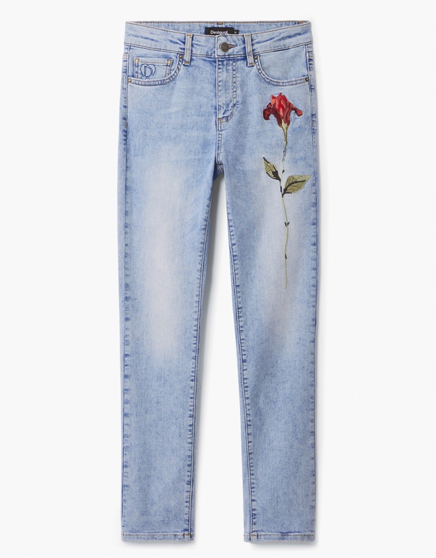 Desigual - Pink denim pants