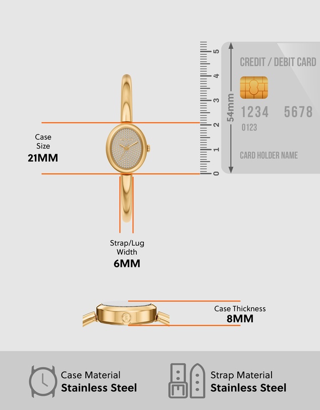 Michael Kors - Maude Gold Tone Analogue Watch