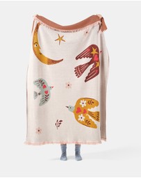 Linen House Kids - Folk Woodland Blanket