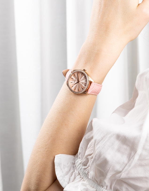 Maxum - Sydney - Rose Gold Tone Dial, Rose Gold Tone Case & Blush Leather Band