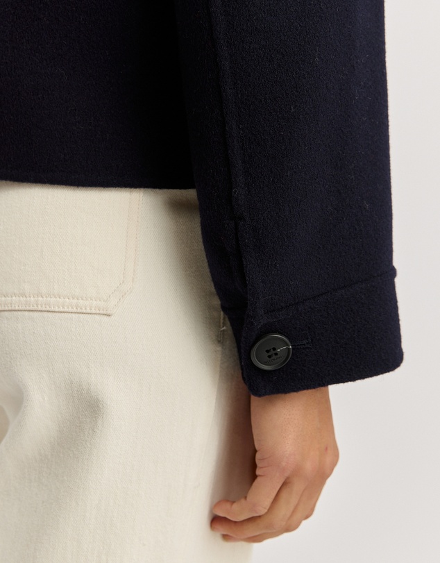 Toorallie - Button Front Wool Jacket