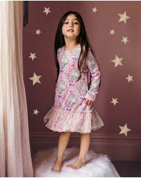 Fleur Harris - 'Bunnies & Bows' Sweet Dreams Nightie in Pink