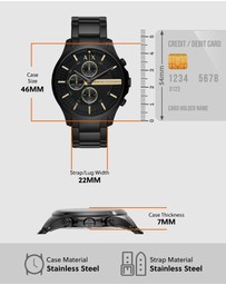 Armani Exchange - Black Men's Analogue Watch