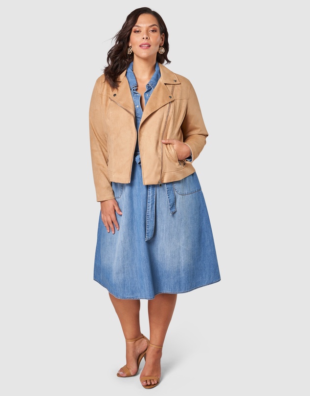 Something 4 Olivia - Dolly Denim Shirt Dress